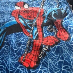 Vintage Spiderman Plush Fleece Throw Blanket